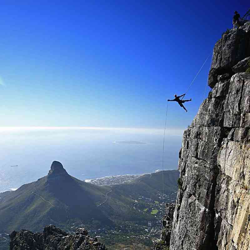 Abseiling in Cape Town Abseil off Table Mountain