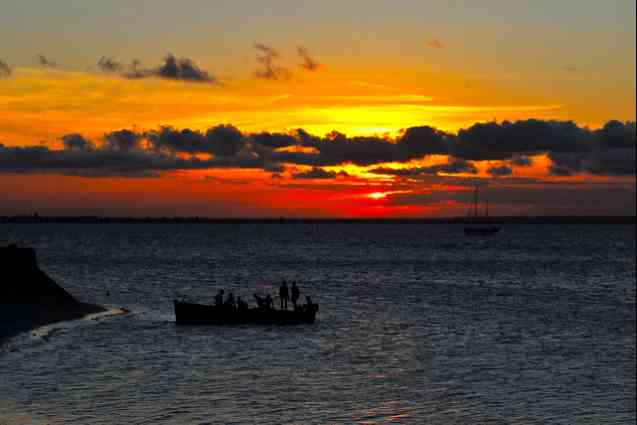 Mozambique sunset