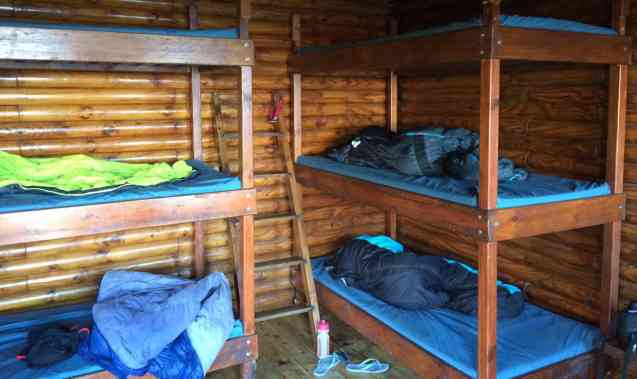 Hut inside