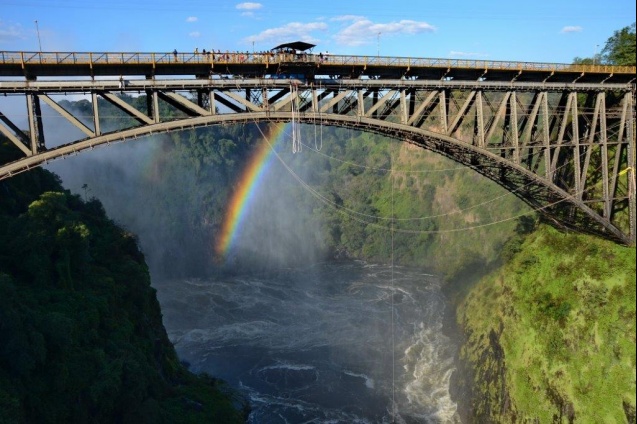 Adventure Activities at Victoria Falls - bungee bridge