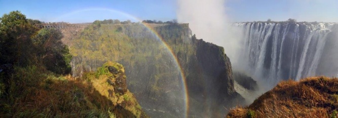 Victoria Falls rainbow