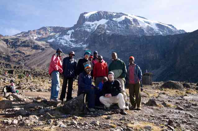 Barranco Wall on Mount Kilimanjaro