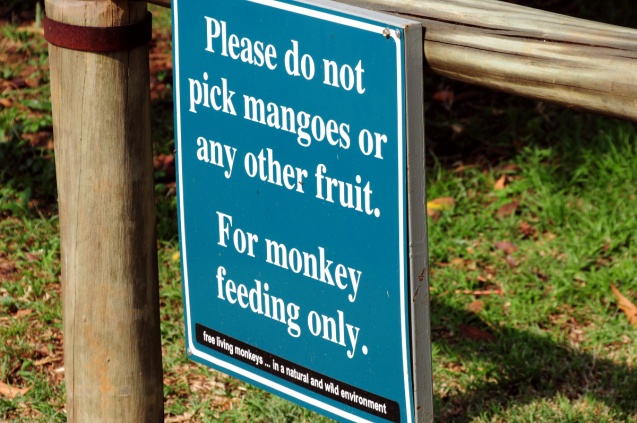 Wildlife sanctuary sign