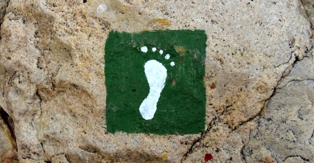 Trail markings Koggelberg Nature Reserve