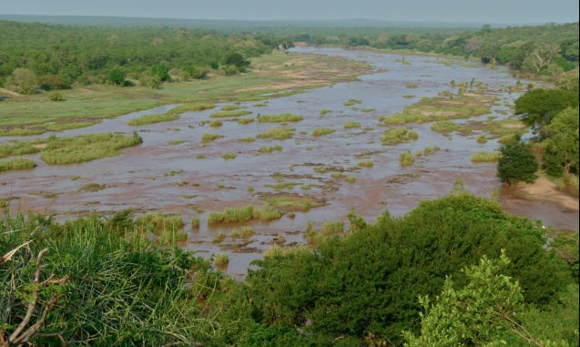 View from N'wamanzi Lookout in Kruger