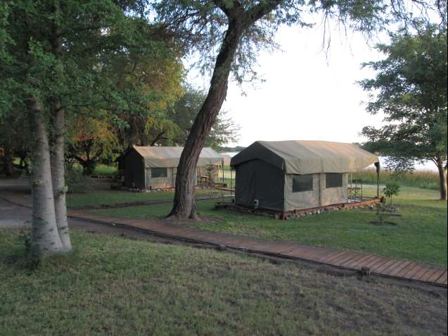 Tented lodge in Botswana