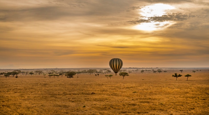 Serengeti Tanzania balloon safari