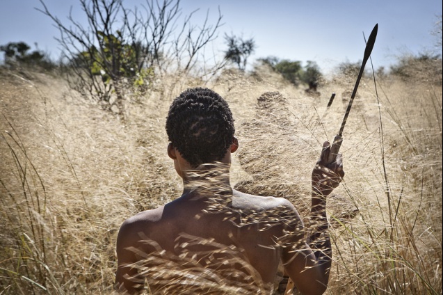 San hunter, Botswana