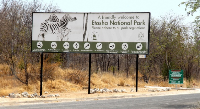 Etosha entrance