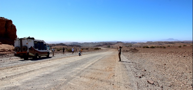 On route to the namib, namibia
