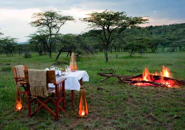 Fly Camping Dinner