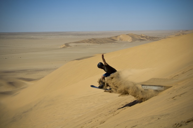 Sandboarding, Namibia