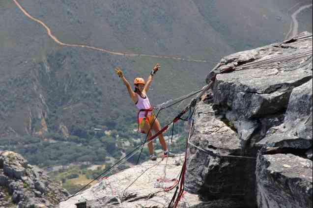 Mama Africa, abseil Cape Town