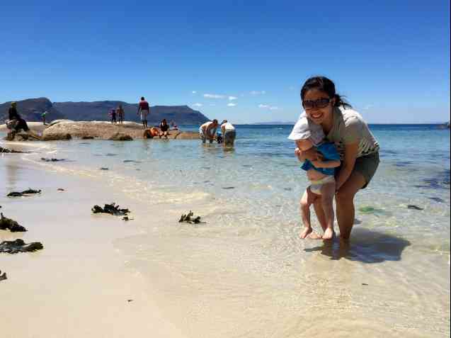 Seaforth Beach paddling