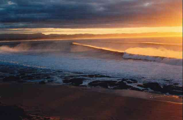 Sunrise over Surfers Point, Jeffreys Bay