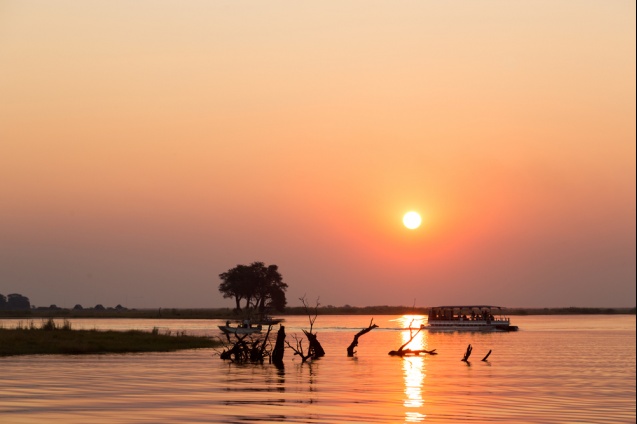 Sunset on the Chobe River