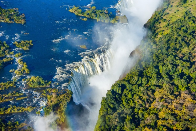 Victoria Falls from above