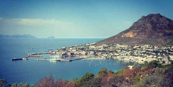 Simonstown in the South of the Cape Peninsula