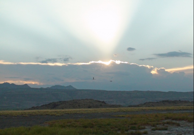 Lake Natron sunset