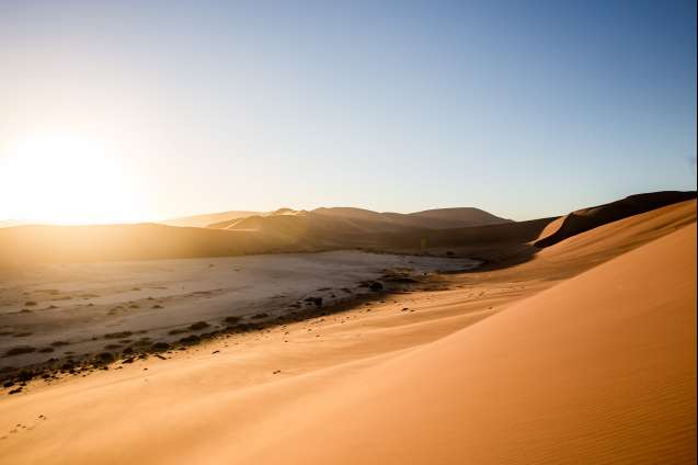 Sunshine in Namibia