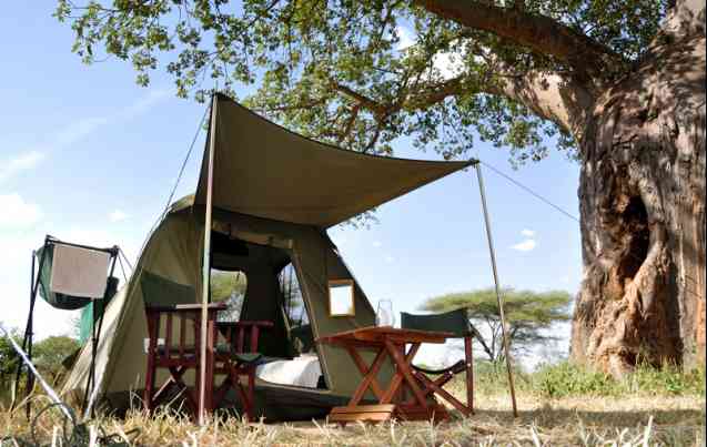 Private safari mobile camping