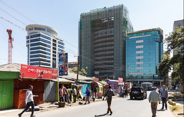 Addis Ababa city view