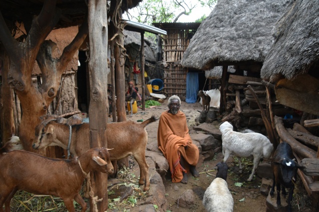 Konso village in omo valley