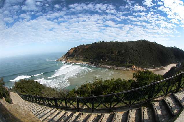 Wilderness beach view