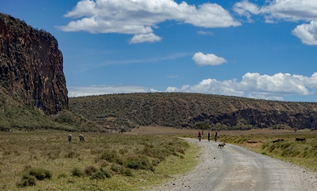 Hells Gate Park in Kenya