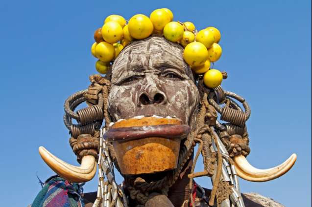 Mursi woman, Ethiopia