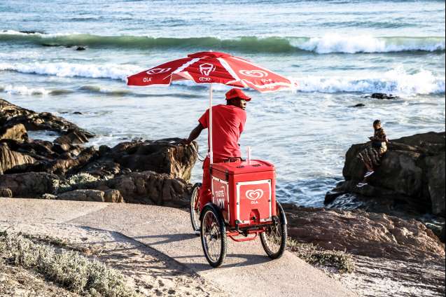 Ice cream man, Cape Town