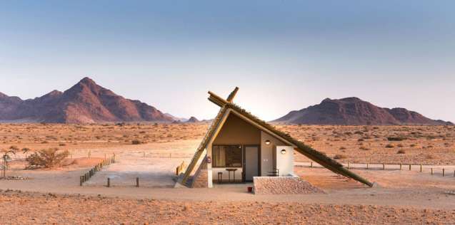 Namibia desert lodge on Dunes & Wildlife Safari