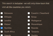 Tour Search Tool