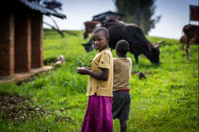 Locals kids in Africa