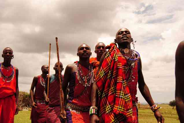 Masai locals