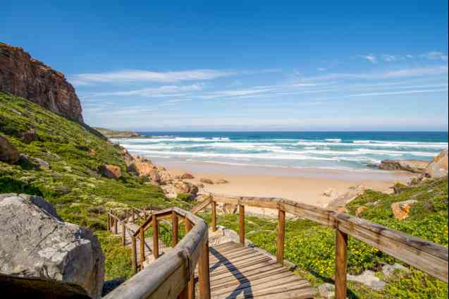 Robberg beach, Garden Route of South Africa