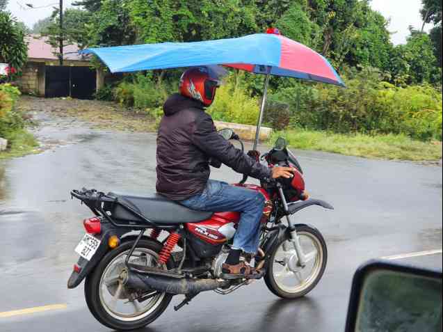 Motorbike taxis in Tanzania