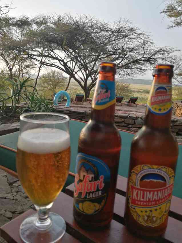Serengeti safari lodge sundowners