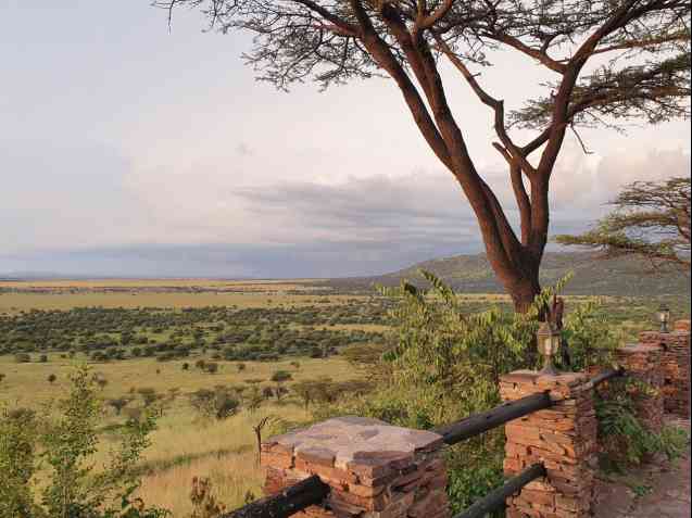 Serengeti Safari lodge view