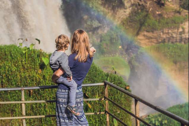 Victory Falls in Zimbabwe