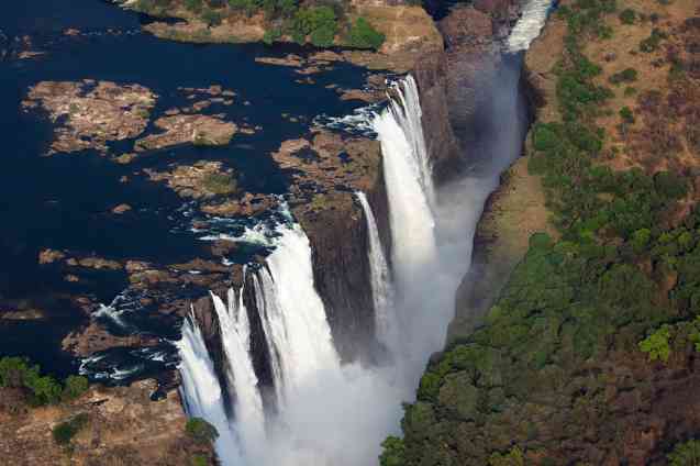 Victoria Falls from above