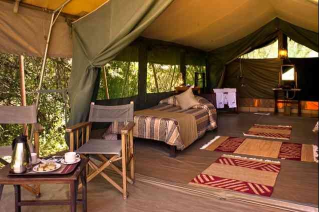 Kenya tented lodge Masai Mara