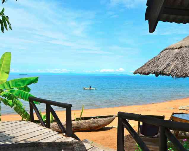 Lake Malawi lodge and canoeing