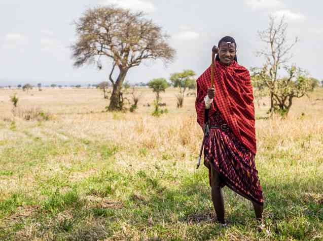 Maasai tribe traditional dress