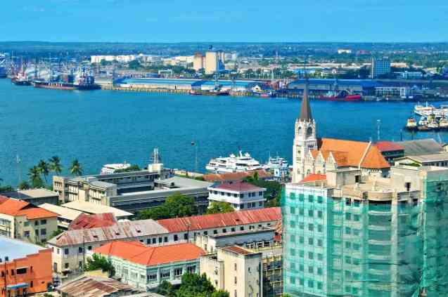 Dar es Salaam marina view