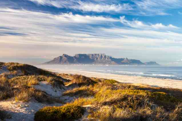 Cape Town from Blouberg Beach