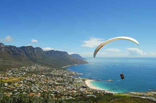 Cape Town paragliding 