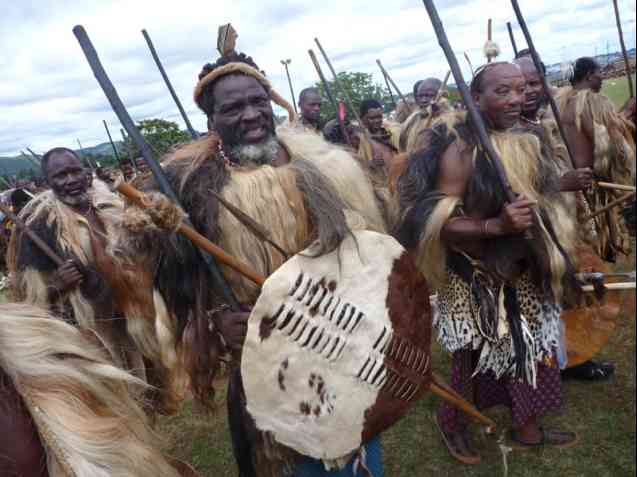 Warriors Marching on Lobamba, Eswatini festivals