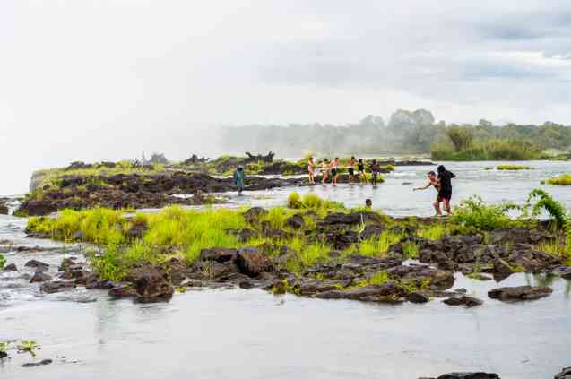 Livingstone Island Victoria Falls Zambia