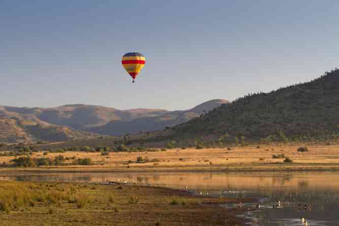 Hot-air balloon safari Pilanesberg